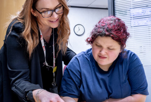 Inclusive Employment candidate with Inclusive Employment Consultant