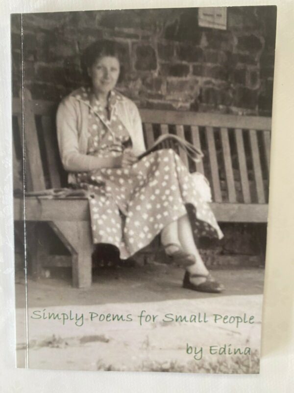 Front cover of Edna's book.