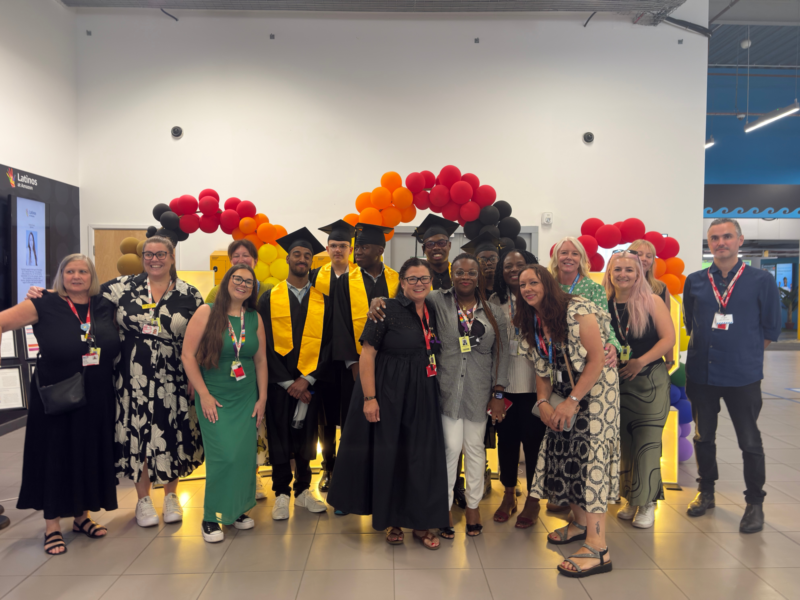DFN Project SEARCH team poses with graduates