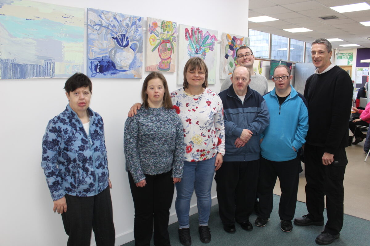 Budding-artists brighten up library with exhibition