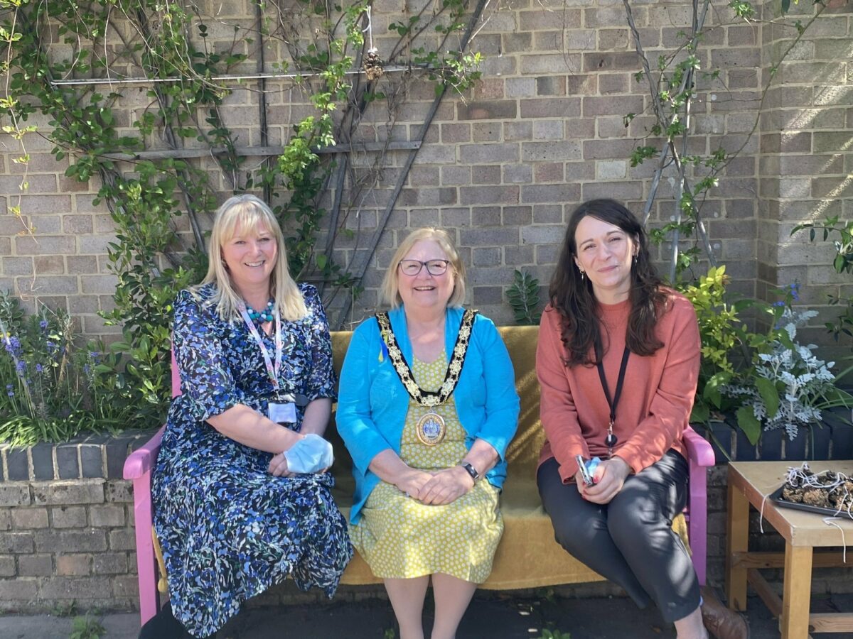 Andrea Smith (Left), Councillor Jude Deakin, Ally Suchowierska (right)