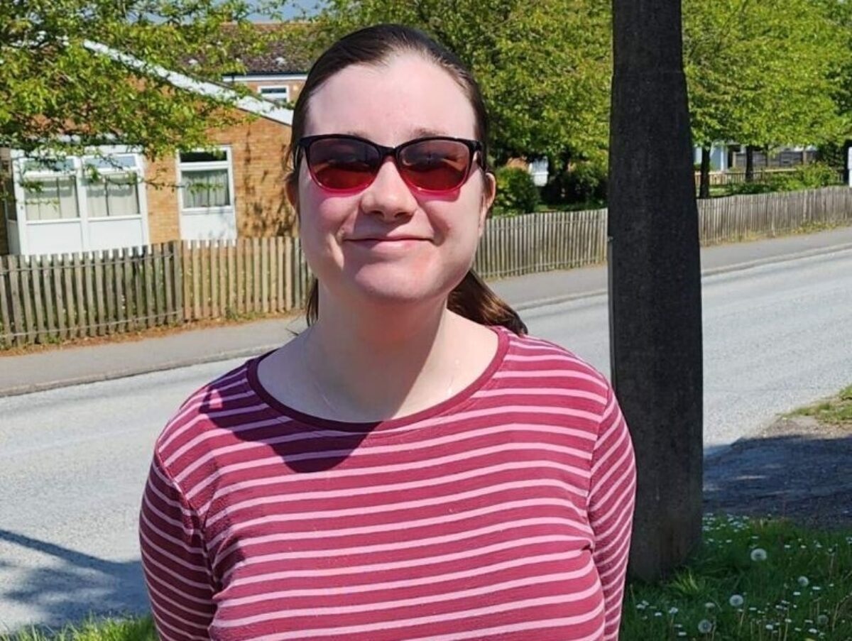 A picture of a smiling Amy