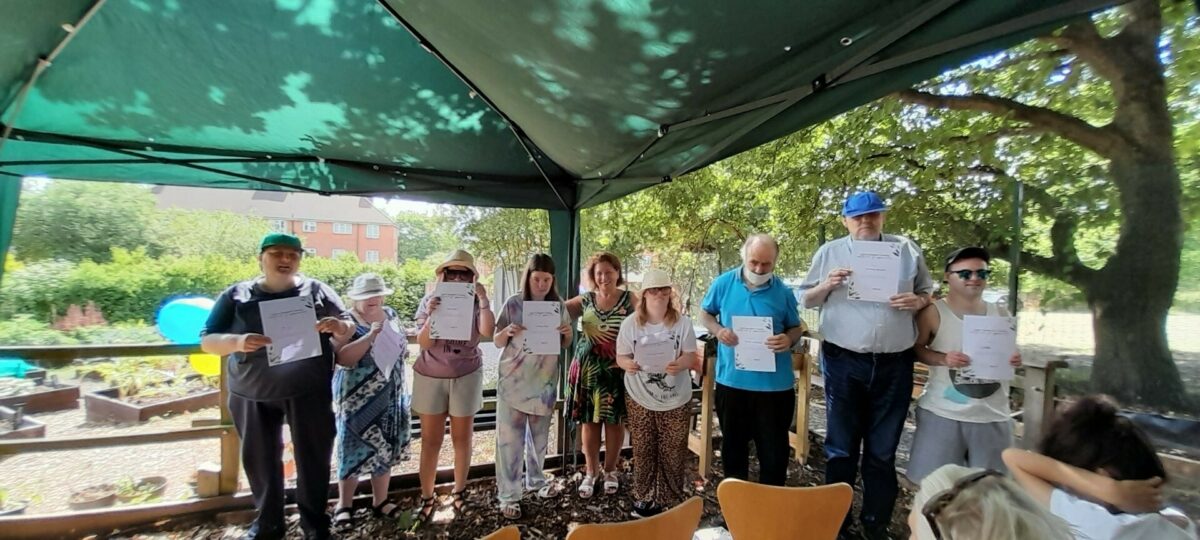 ECL Loughton customers receiving their thank you certificates from the Loughton Town Mayor 1