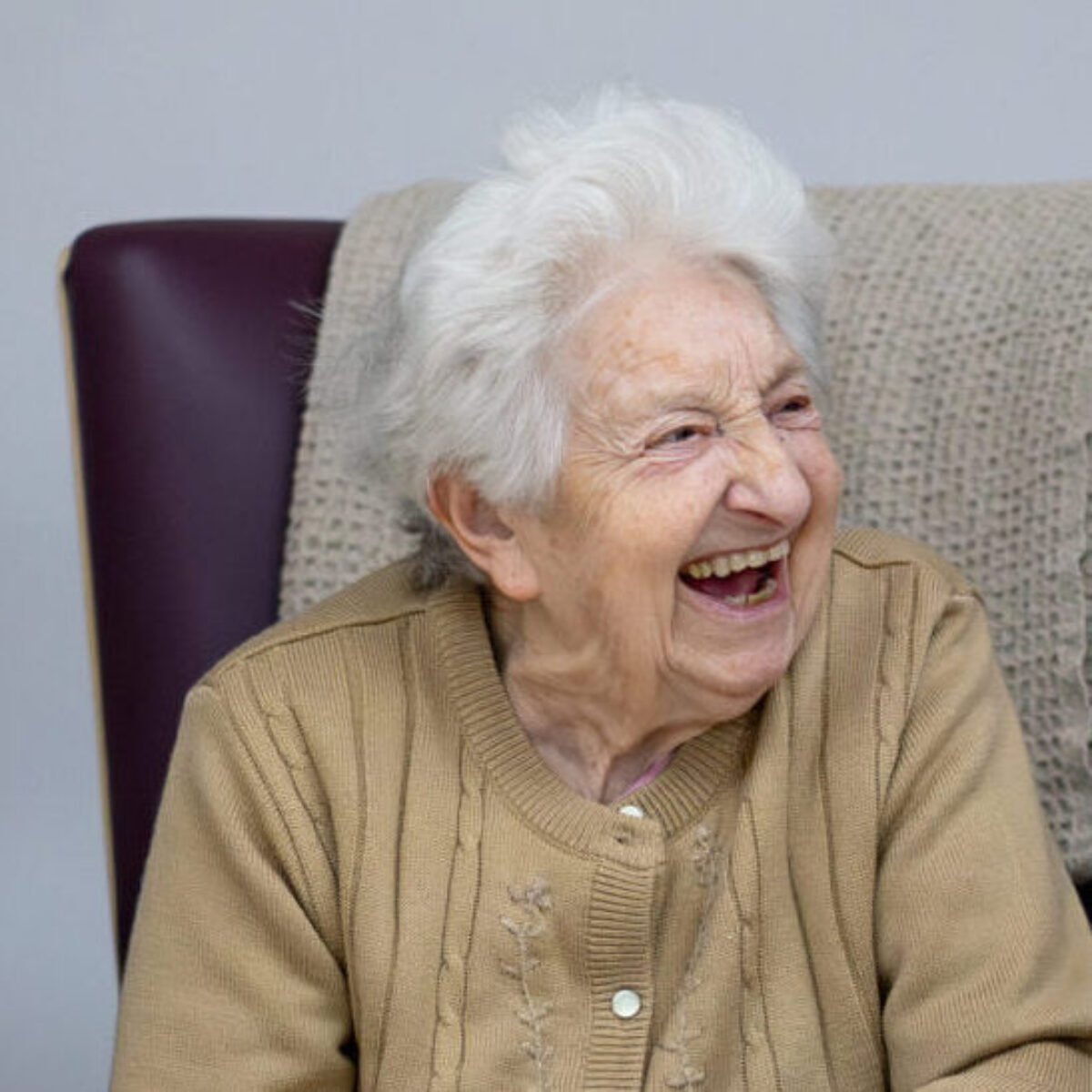 older lady at day centre