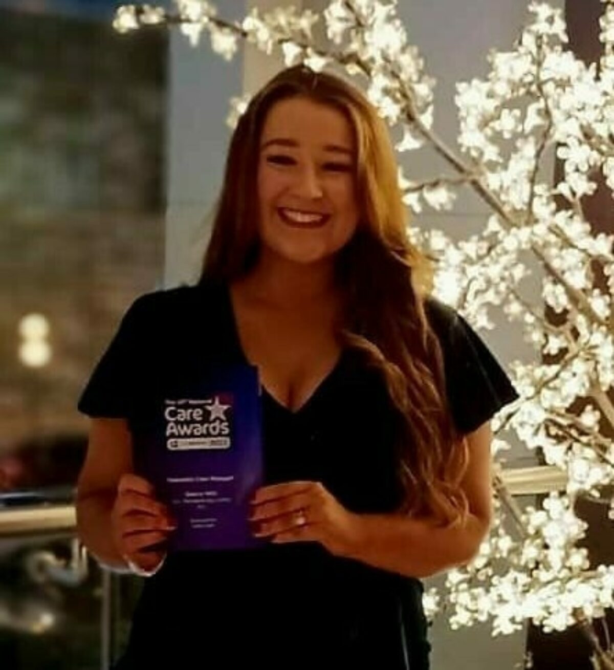 Sherry with an award