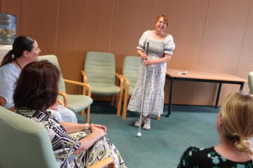 Patricia meeting with the ECL team