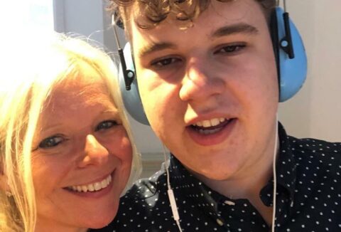 Amanda and her son Lynden