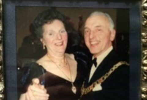 Cicely and her husband Alan