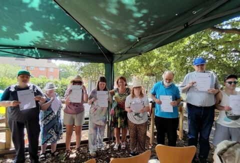 ECL Loughton customers receiving their thank you certificates from the Loughton Town Mayor 1