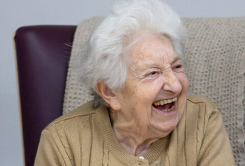 older lady at day centre