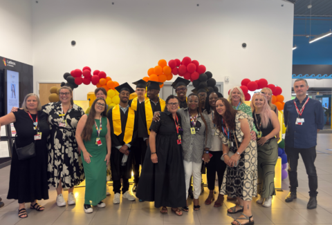 DFN Project SEARCH team poses with graduates