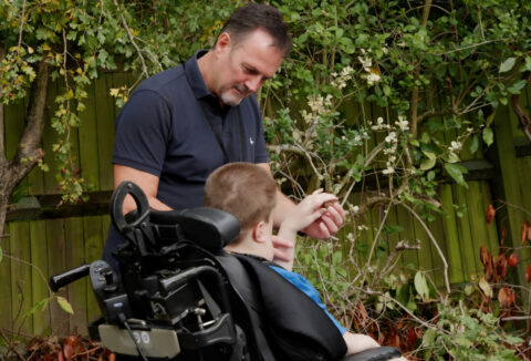 Nick Hart with a customer enjoying the outdoors and nature