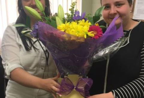 Staff member saves customer's life