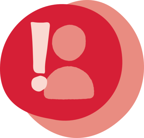 Person exclamation icon